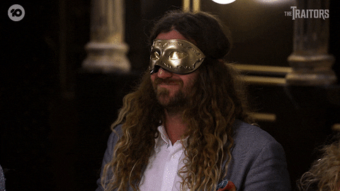 Angus Traitor GIF by The Traitors Australia
