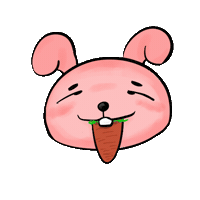 Hsingbei happy rabbit coucou coucoubei Sticker