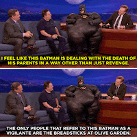 adam pally batman GIF by Team Coco