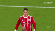 happy james rodriguez GIF by FC Bayern Munich