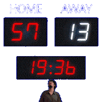 13 Away Sticker
