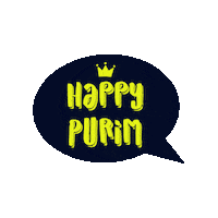 Happy Purim Sticker by Thank You Hashem