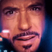 Confused Iron Man GIF
