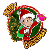 Feliz Navidad Christmas Sticker by Chhota Bheem
