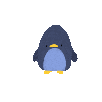 lupeaart love kiss penguin bird Sticker