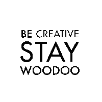 Stay Be Creative Sticker by Woodoo Studio