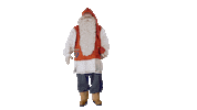 Santa Claus Christmas Sticker by The Elves!