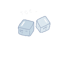 Hilystarry ice cold 手繪 冰 Sticker