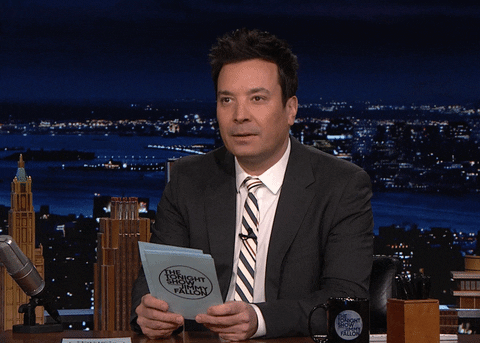 React Reaction GIF by The Tonight Show Starring Jimmy Fallon