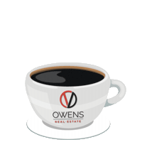 Good Morning Coffee Sticker by Owens Real Estate