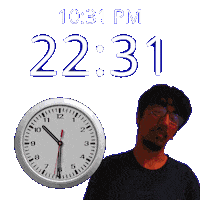 10Pm Sticker