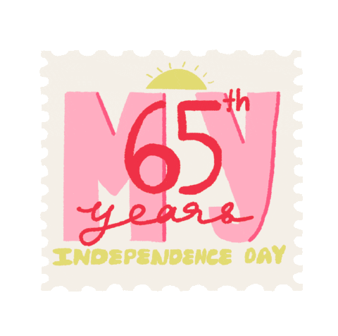 Malaysia Merdeka Sticker by Nita Cosmetics