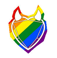 AgainsttheOddsDE heart rainbow pride lgbt Sticker