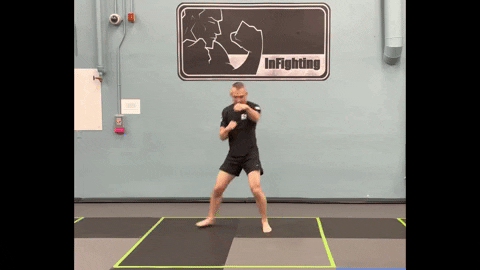 ritchieyip giphygifmaker kickboxing 1 2 kick side to side GIF