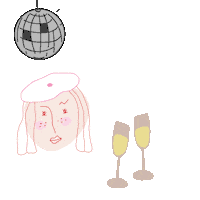 Dance Party Sticker by dasherzallerliebste