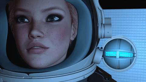 animation space GIF by Eva Garner The Secret of Eden