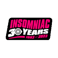 30 Years Sticker by Insomniac Events