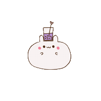 Tea Bunny Sticker