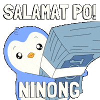 Birthday Thank You Sticker by Pudgy Penguins