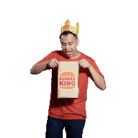 BurgerKingIndonesia delivery cheeseburger bk burger king Sticker