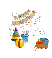 Семья Деньрождения Sticker