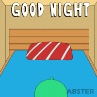 Good Night Sleeping GIF by Abster