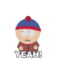 Stan Marsh Yes Sticker by South Park