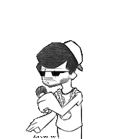 nocontextparth oh hiphop burn savage Sticker