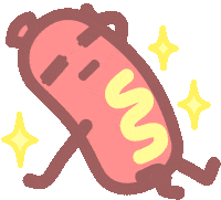 Hot Dog Food Sticker by SAMWOO288