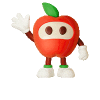 Apple Fruit Sticker by elbe-obst