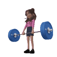 elistorycriativo girl gym avatar academia Sticker