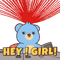 Happy Teddy Bear Sticker by BEARISH