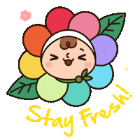 Flower Shine Sticker