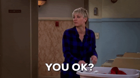 Are You Okay Season 8 GIF by The Big Bang Theory
