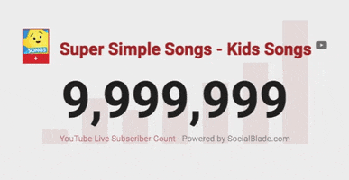 youtube social blade GIF by Super Simple