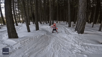 'I'm a Crazy Girl!' Mic'd-Up Toddler Hits the Slopes in British Columbia