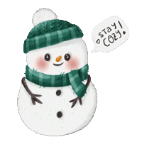 Stay Cozy Merry Christmas Sticker