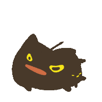 Black Cat Sticker
