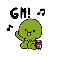 Good Morning Hello Sticker by Kibbi