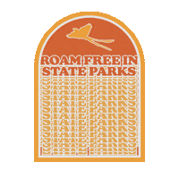 travelok summer camping hiking outdoors Sticker