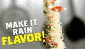 make it rain rice GIF