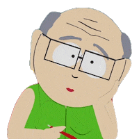 Thinks Mr Garrison Sticker by South Park