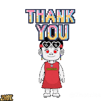 Thank U Sticker by Zhotcita