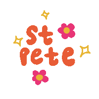 shopfrankiesue flowers tampa uptown st pete Sticker