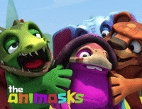 animasks happy hot animation celebration GIF