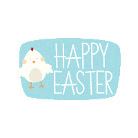 Easter Eggs Bunny Sticker