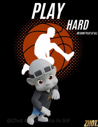 Rebound Slam Dunk GIF by Zhot