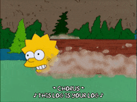 Sliding Lisa Simpson GIF by The Simpsons