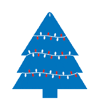 Christmas Tree Sticker by Hanseatic Help