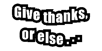 Give Thanks Sticker by MANGOTEETH